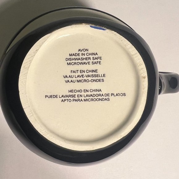 Vintage Avon COOKIES MAKE EVERYTHING BETTER Ceramic Mug ~ Built-in Cookie Holder - Picture 6 of 7